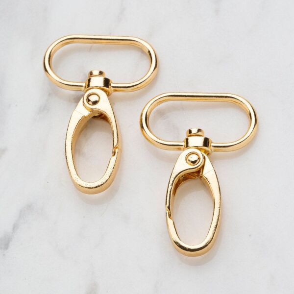 Loren 3 cm 2 li Altın Rengi Makrome Anahtarlık Kan