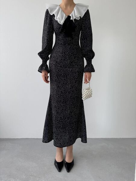 Ospe Fiyonklu Elbise