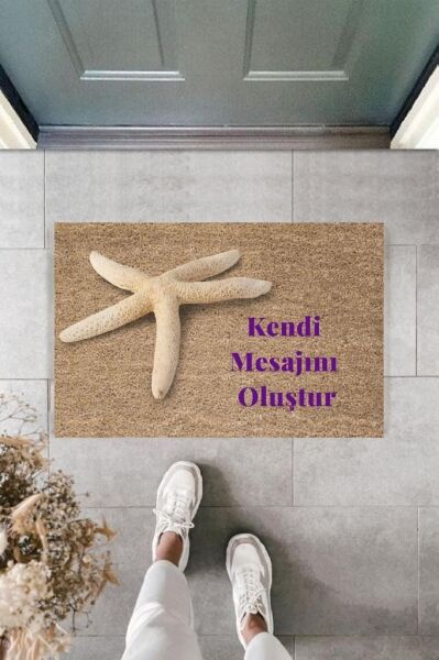 Dijital Baskı Kişiye Özel İç Kapı Dekorasyon Paspas  PS11224
