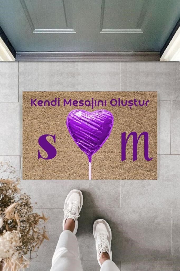 Dijital Baskı Kişiye Özel İç Kapı Dekorasyon Paspas  PS11230