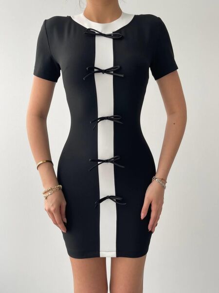 Cazzie Fiyonk Detaylı Elbise