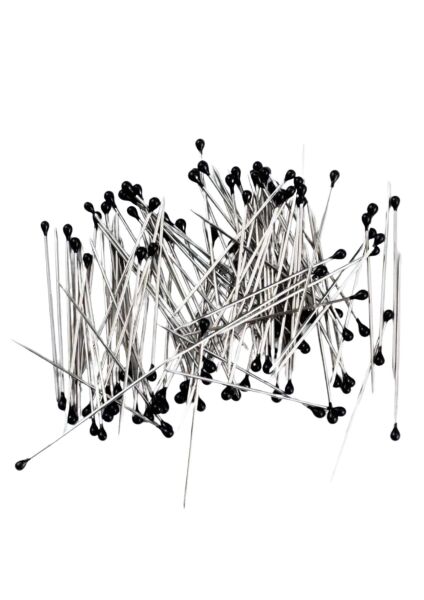 Minelli İğne Kutulu Siyah Başlı 100'lü