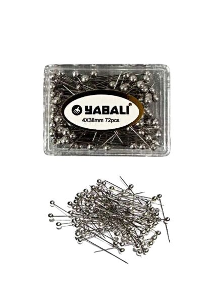Toplu İğne Gümüş 72'li 4x38 mm