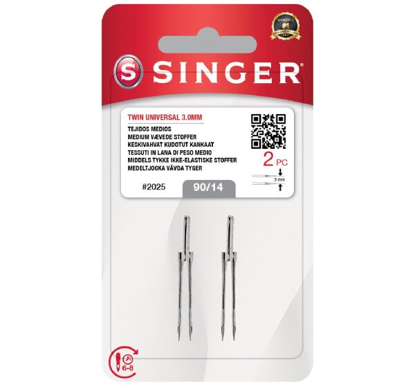 Çift İğne 3Mm. (2'Li Blister/14 No.)