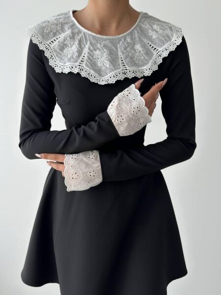 Nord Dantel Yaka Kol Elbise