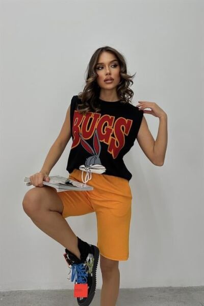 Beata Baskılı Şort Takım 9309-10