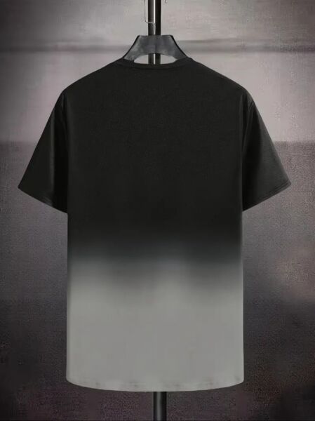 Erkek Kısa Kollu Bisiklet Yaka Baskılı Süprem T-shirt