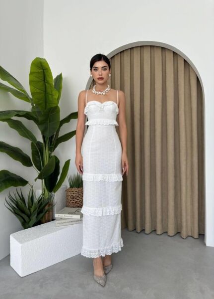 Lere Ip Askılı Elbise