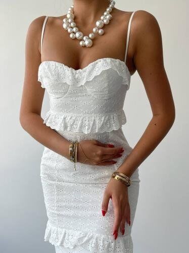 Lere Ip Askılı Elbise