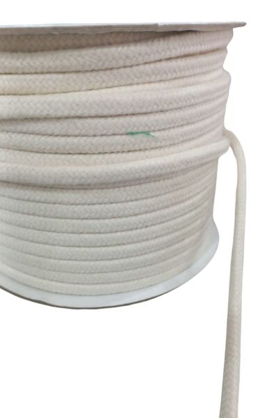 Bağcık İpi Pamuk 1 cm Krem 5 Metre