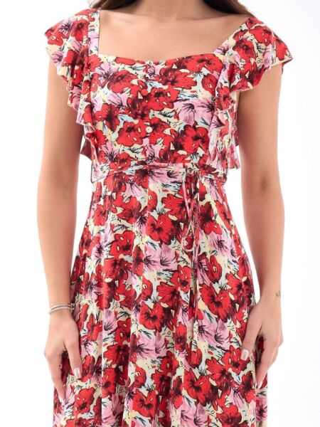 5370 ELBİSE-KIRMIZI