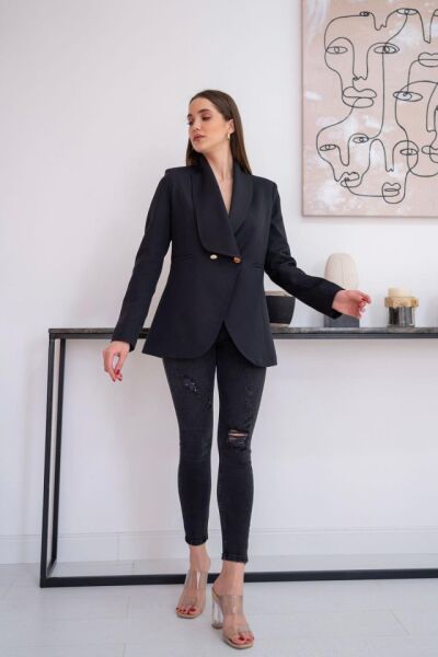Siyah Blazer Ceket