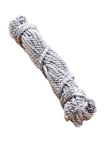 Kordon İp 5 mm Gümüş