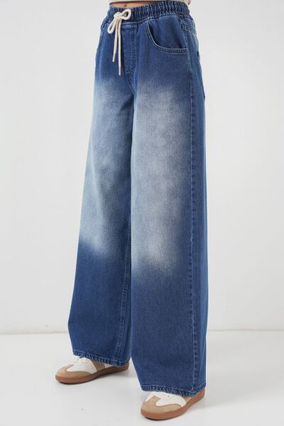 Bol Paça Kot Pantolon 6705 - Lacivert