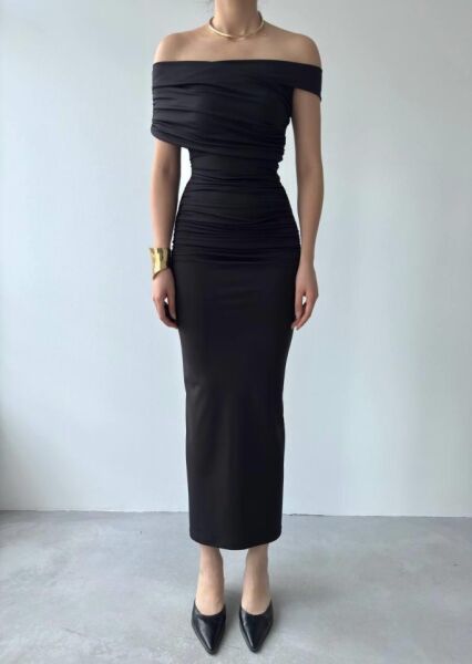 Dron Straplez Elbise