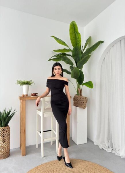 Dron Straplez Elbise